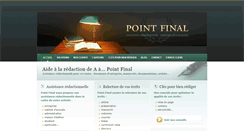 Desktop Screenshot of pointfinal.biz