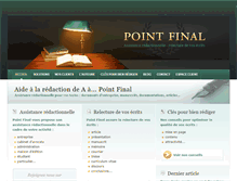 Tablet Screenshot of pointfinal.biz